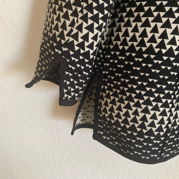 $795 NINA MCLEMORE JACQUARD DIAMOND WOOL BLEND OFFICE SIREN DESIGNER CAR COAT6 - Picture 13 of 15